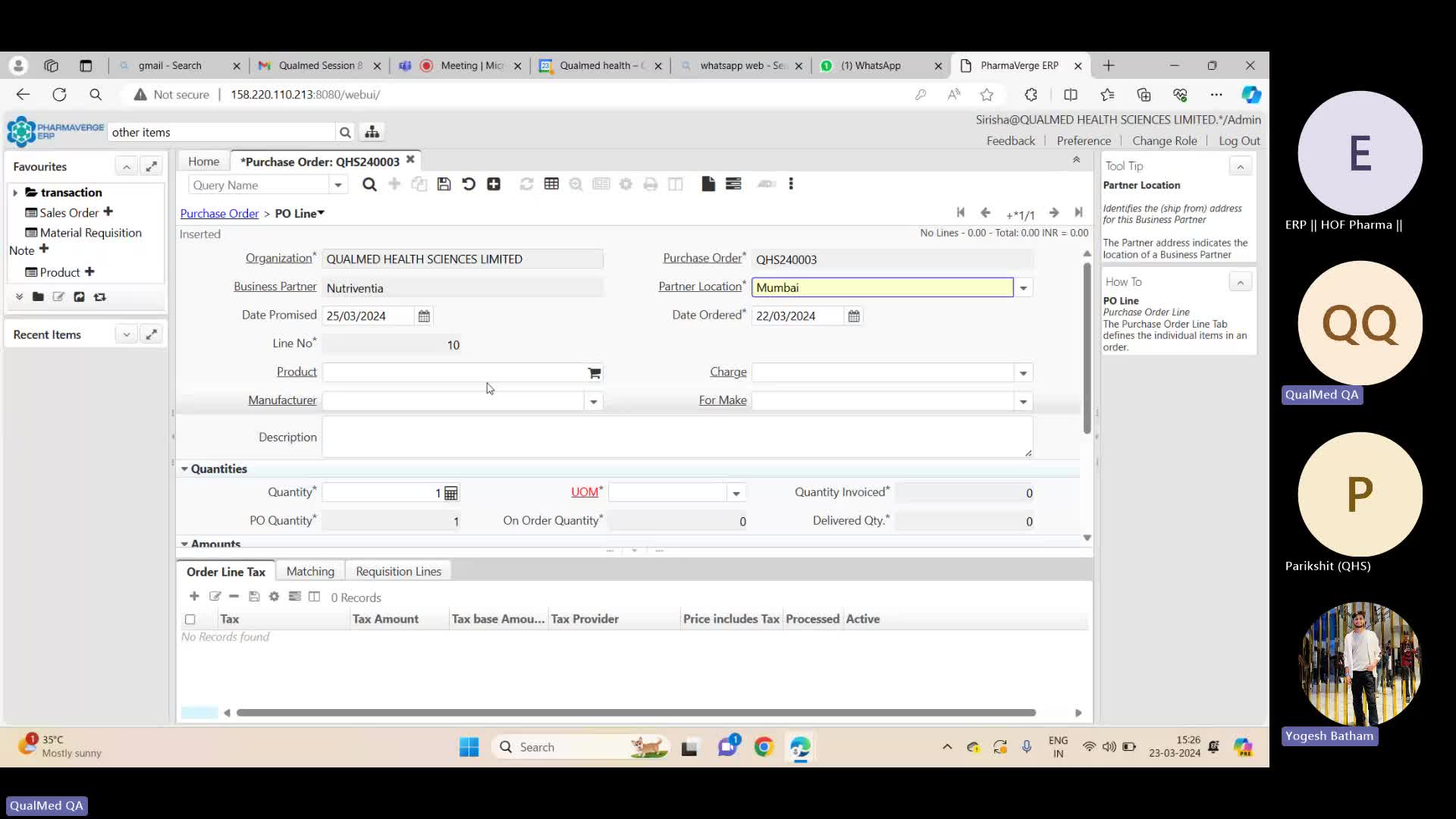 8. Qualmed session 8 - Other M purchase