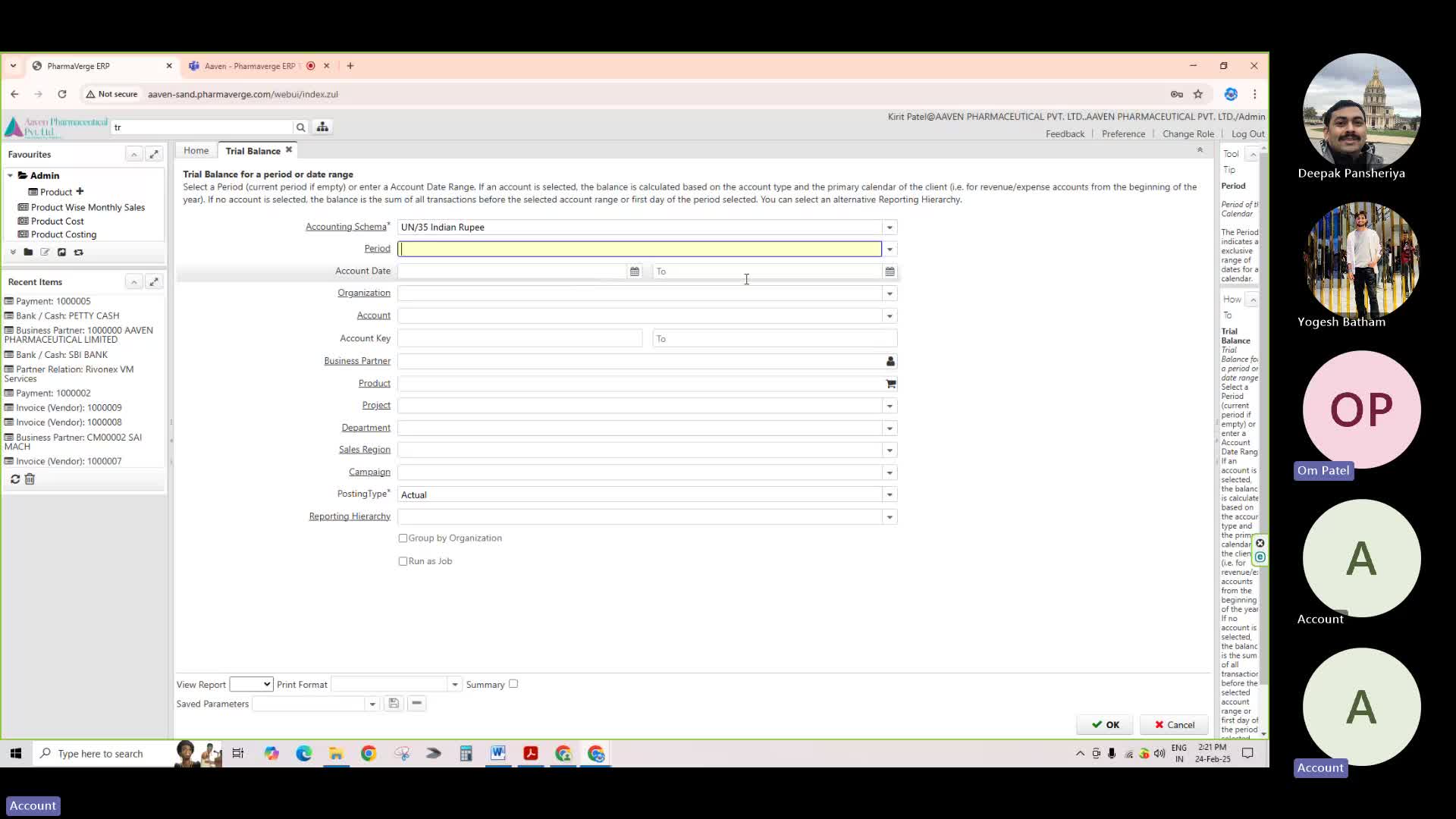 Aaven Session 32 - Accounting