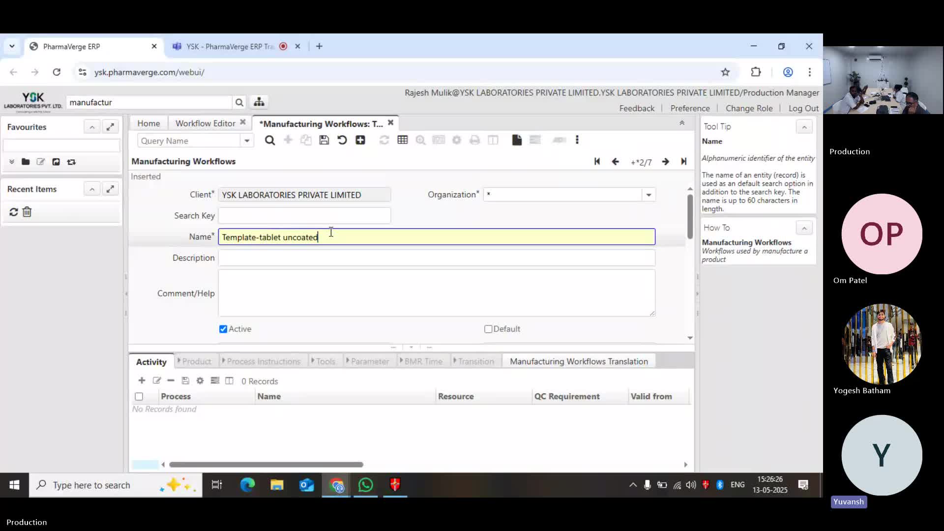 YSK Session 23 - Manufacturing workflow