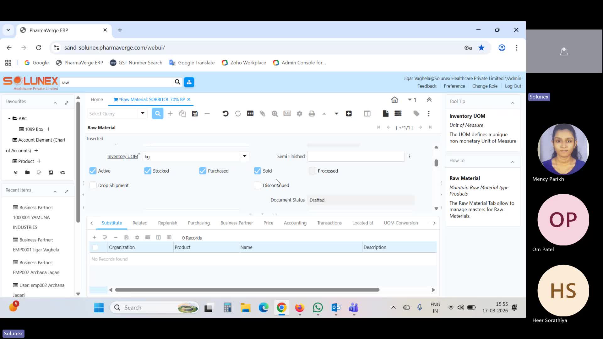 Solunex Session 3 - Masters Creation