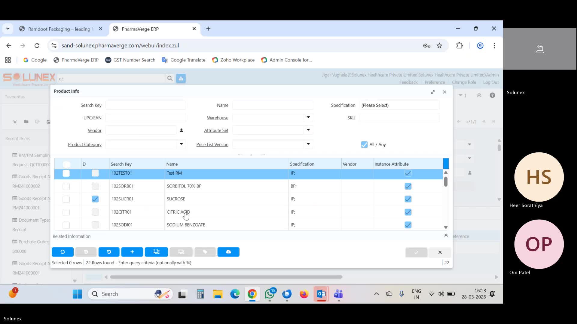 Solunex Session 7 - Inward Flow
